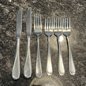 Oneida Flight Reliance Stainless Flatware Forks Dinner Salad Knife Silverware